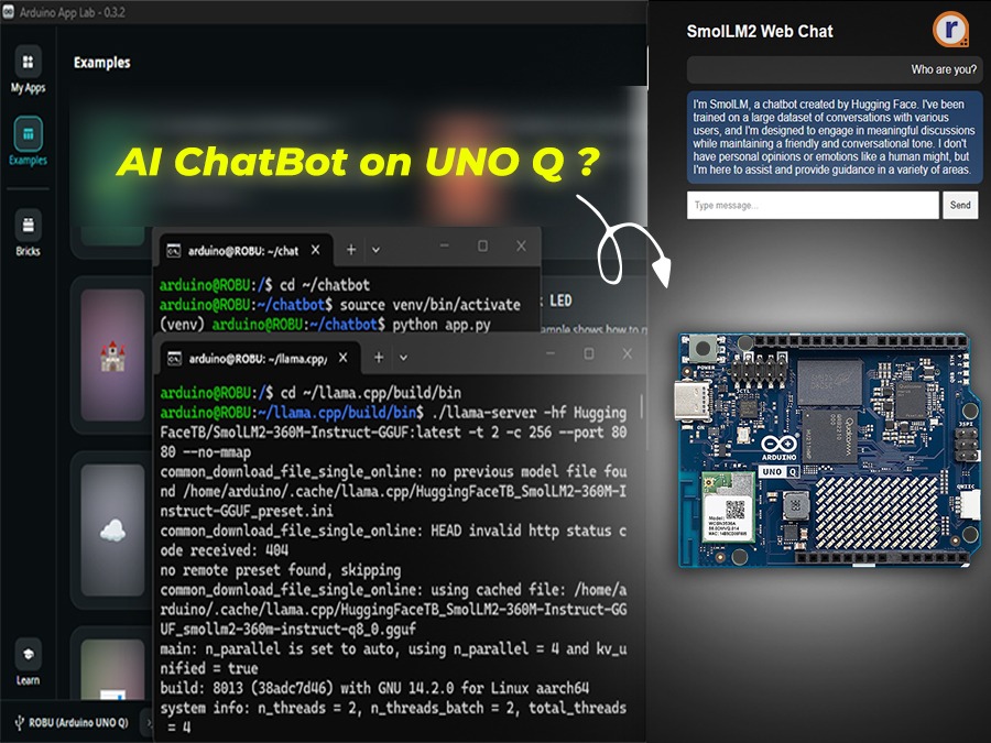 Arduino blog: Local LLM AI ChatBot on Arduino UNO Q