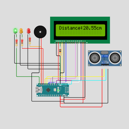 Arduino blog: Monitoring and Warning System Using Arduino & Ultrasonic Sensor